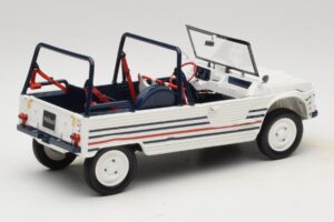 Citroen Mehari Blå Vit Röd Norev 1:18 181805 Metall — bild 3 av 7
