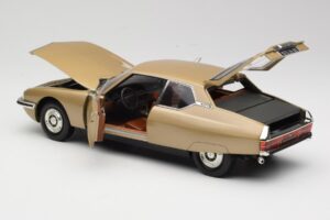 Citroen SM Maserati Guld Norev 1:18 181585 Metall — bild 5 av 8