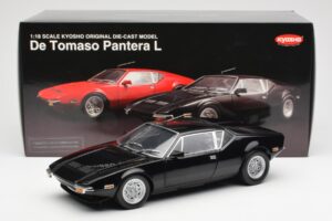 De Tomaso Pantera Svart Kyosho 1:18 08851BK Metall — bild 8 av 8