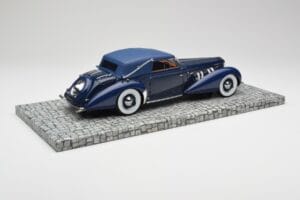 Delage D8-120 Cabriolet Two Tone Blå Minichamps 1:18 107115132 Resin — bild 2 av 6