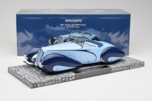 Delahaye Type 135-M Cabriolet Mullin Museum Minichamps 1:18 107116160 Metall — bild 2 av 6