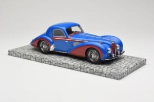 Delahaye Type 145 V12 Coupe Blå Röd Minichamps 1:18 107116121 Resin — bild 4 av 6