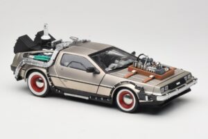 DeLorean DMC-12 Back to the Future Part III Sun Star 1:18 2712 Metall — bild 6 av 8