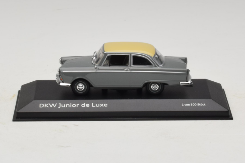 DKW Junior DeLuxe Grå Minichamps 1:43 A5-5794 Metall