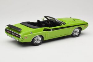 Dodge Challenger Cabriolet Grön Greenlight 1:18 12803-06G Metall — bild 3 av 8
