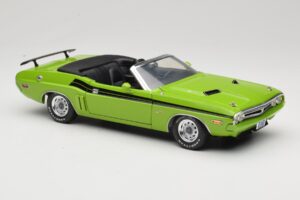 Dodge Challenger Cabriolet Grön Greenlight 1:18 12803-06G Metall — bild 6 av 8