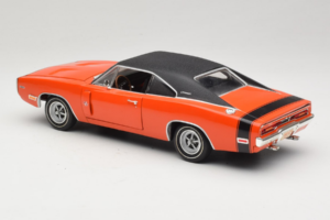 Dodge Charger R/T Orange & Svart American Muscle 1:18 39314 Metall — bild 7 av 8