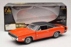 Dodge Charger R/T Orange & Svart American Muscle 1:18 39314 Metall — bild 8 av 8