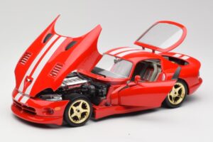 Dodge Viper GTS Röd Bburago 1:18 3075 Metall — bild 2 av 8