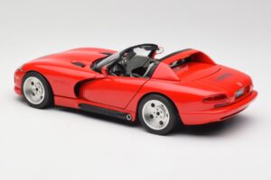 Dodge Viper RT/10 Röd Limiterad Upplaga Bburago 1:18 3025 Metall — bild 7 av 8