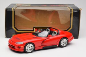 Dodge Viper RT/10 Röd Limiterad Upplaga Bburago 1:18 3025 Metall — bild 8 av 8