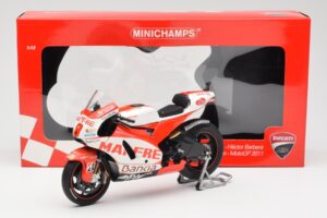 Ducati Desmosedici GP11 #8 H. Barbera Ducati MotoGP Team MotoGP 2011 Minichamps 1:12 123110008 Metall — bild 6 av 6