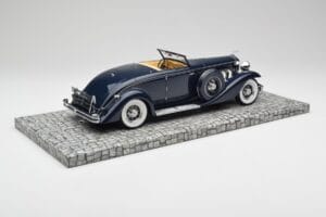 Duesenberg SJN Convertible Coupe Midnight Blue Minichamps 1:18 107150332 Metall — bild 2 av 6