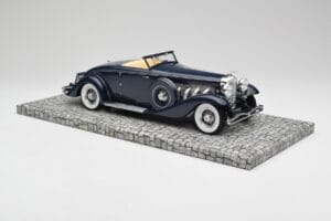 Duesenberg SJN Convertible Coupe Midnight Blue Minichamps 1:18 107150332 Metall — bild 4 av 6