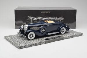 Duesenberg SJN Convertible Coupe Midnight Blue Minichamps 1:18 107150332 Metall — bild 6 av 6