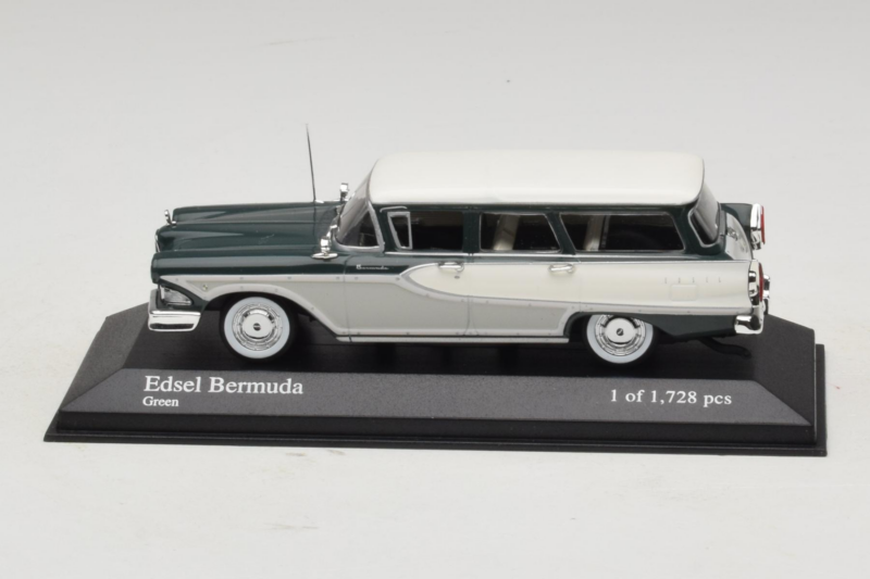 Edsel Bermuda Station Wagon Grön Minichamps 1:43 400082011 Metall