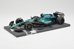 Aston Martin AMR23 #14 F. Alonso 3rd Place Saudi Arabian GP 2023 Minichamps 1:18 117230214 Metall — bild 2 av 7