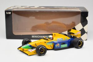 Benetton B191 #19 M. Schumacher F1 1991 Minichamps 1:18 100910119 Metall — bild 6 av 6