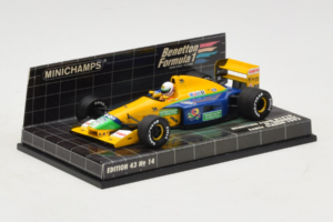 Benetton B191B Ford #20 M. Brundle Early Season F1 1992 Minichamps 1:43 400920120 Metall — bild 2 av 5