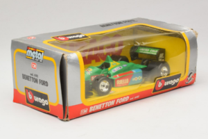 Benetton B190 Ford #20 N. Piquet F1 1990 Bburago 1:24 6102 Metall — bild 2 av 3