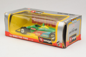 Benetton B190 Ford #20 N. Piquet F1 1990 Bburago 1:24 6102 Metall — bild 3 av 3