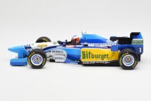 Benetton B195 Renault #1 M. Schumacher Winner Japanese GP 1995 Minichamps 1:18 510953401 Metall — bild 3 av 6