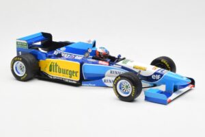 Benetton B195 Renault #1 M. Schumacher Winner Japanese GP 1995 Minichamps 1:18 510953401 Metall — bild 4 av 6