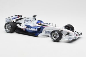 BMW Sauber F1.06 #17 J. Villeneuve F1 2006 Minichamps 1:18 100060017 Metall — bild 4 av 6