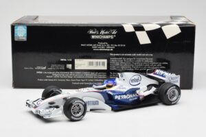 BMW Sauber F1.06 #17 J. Villeneuve F1 2006 Minichamps 1:18 100060017 Metall — bild 6 av 6