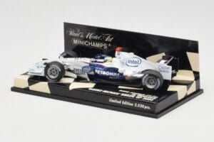 BMW Sauber F1.06 #16 N. Heidfeld Brazilian GP 2006 Minichamps 1:43 400060316 Metall — bild 3 av 5