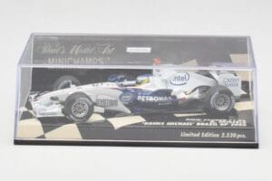 BMW Sauber F1.06 #16 N. Heidfeld Brazilian GP 2006 Minichamps 1:43 400060316 Metall — bild 5 av 5
