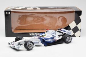BMW Sauber F1.06 #16 N. Heidfeld F1 2006 Minichamps 1:18 100060016 Metall — bild 6 av 6