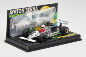 Brabham BMW BT52B A. Senna Test Car Paul Ricard 14 November 1983 Minichamps 1:43 540834399 Metall — bild 2 av 5