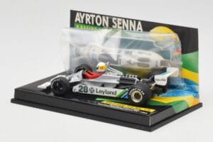 Brabham BMW BT52B A. Senna Test Car Paul Ricard 14 November 1983 Minichamps 1:43 540834399 Metall — bild 3 av 5
