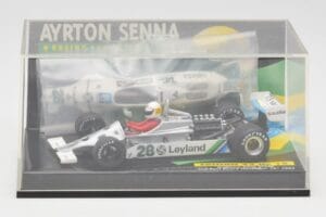 Brabham BMW BT52B A. Senna Test Car Paul Ricard 14 November 1983 Minichamps 1:43 540834399 Metall — bild 5 av 5