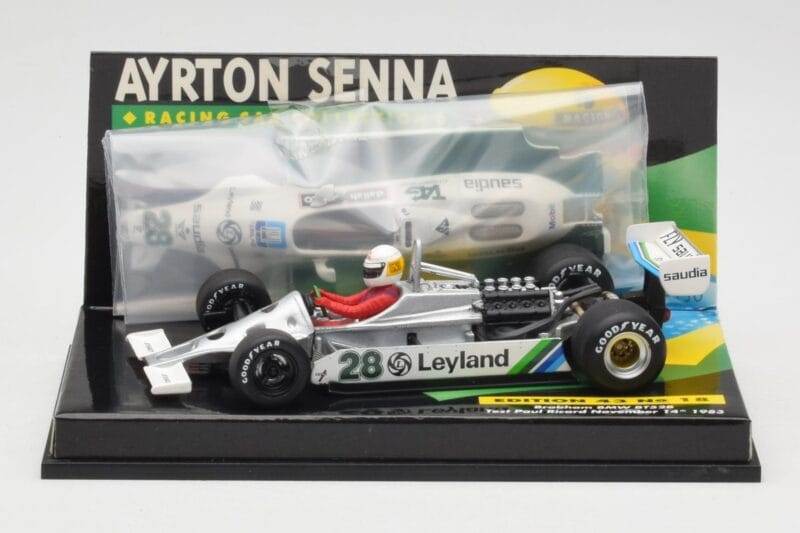 Brabham BMW BT52B A. Senna Test Car Paul Ricard 14 November 1983 Minichamps 1:43 540834399 Metall