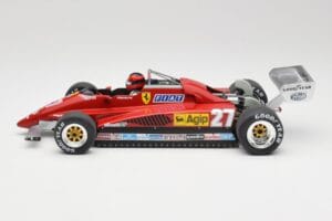 Ferrari 126C2 #27 G. Villeneuve GP Belgium 1982 MCG 1:18 MCG18629F Metall — bild 3 av 6