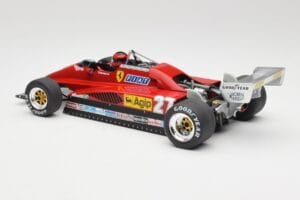Ferrari 126C2 #27 G. Villeneuve GP Belgium 1982 MCG 1:18 MCG18629F Metall — bild 5 av 6