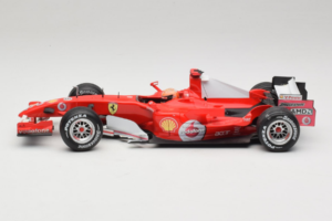 Ferrari 248 F1 #5 M. Schumacher German GP Hockenheimring 2006 Hot Wheels 1:18 J2887 Metall — bild 3 av 6