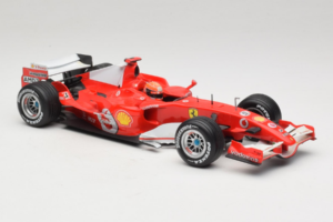 Ferrari 248 F1 #5 M. Schumacher German GP Hockenheimring 2006 Hot Wheels 1:18 J2887 Metall — bild 4 av 6