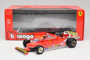 Ferrari 312T4 #12 G. Villeneuve South African Grand Prix 1979 Bburago 1:18 18-16814 Metall — bild 6 av 6