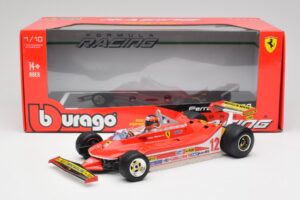 Ferrari 312T4 #12 G. Villeneuve United States Grand Prix East Winner 1979 Bburago 1:18 18-16814-18-01546 Metall — bild 6 av 6