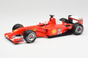 Ferrari F2001 #1 M. Schumacher F1 World Champion 2001 Röd Hot Wheels 1:18 50202 Metall