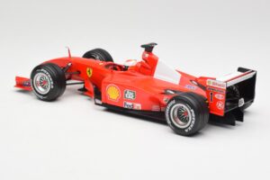 Ferrari F2001 #1 M. Schumacher F1 World Champion 2001 Röd Hot Wheels 1:18 50202 Metall — bild 5 av 6
