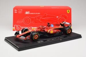 Ferrari SF-24 #16 C. Leclerc Emilia Romagna Grand Prix 2024 Bburago 1:18 18-16821-L-IMOLA-SHOWCASE Metall — bild 7 av 7