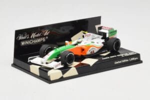 Force India Mercedes VJM02 #21 G. Fisichella Showcar 2009 Minichamps 1:43 400090091 Metall — bild 2 av 5
