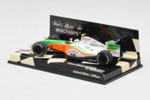 Force India Mercedes VJM02 #21 G. Fisichella Showcar 2009 Minichamps 1:43 400090091 Metall — bild 3 av 5