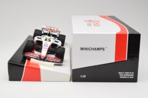 Haas VF-22 #47 M. Schumacher Bahrain GP 2022 Minichamps 1:18 147220147 Metall — bild 6 av 7