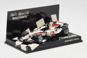 Honda RA106 #12 J. Button Hungarian GP Winner F1 2006 Minichamps 1:43 400060112 Metall — bild 2 av 5