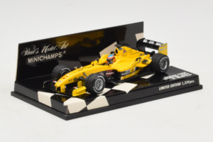 Jordan EJ14 Ford #18 N. Heidfeld Jordan Ford F1 Team Showcar 2004 Minichamps 1:43 400040088 Metall — bild 2 av 5